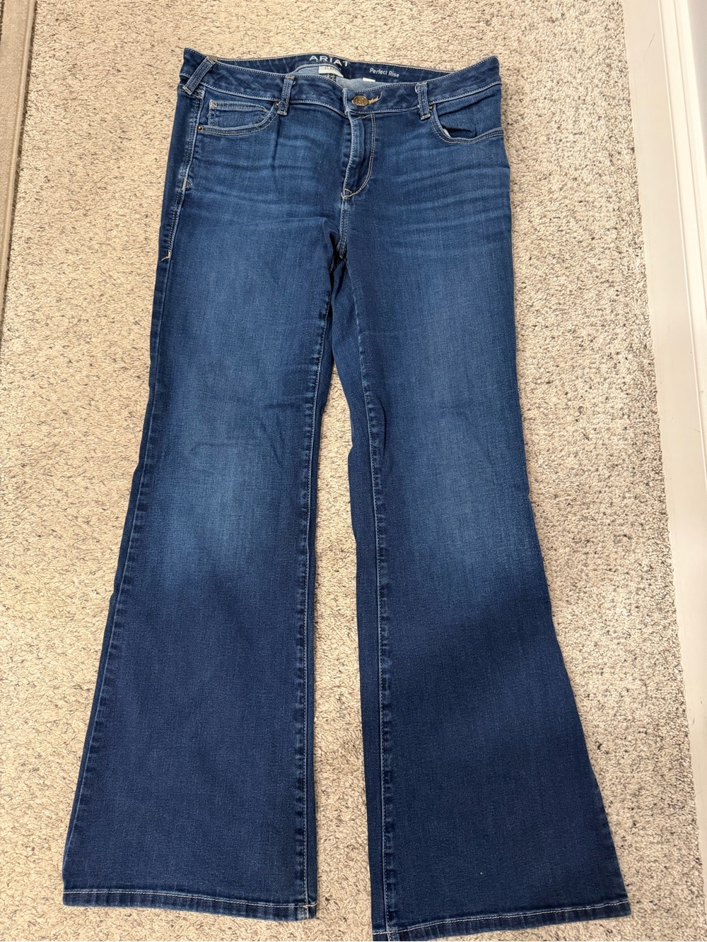 Ariat Women's Blue Wide Leg Jeans